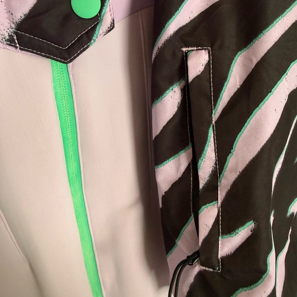 ASOS 4505 Ski Suit One Piece Snowsuit Purple Retro Stirrup Women’s US 8 - Picture 9 of 15